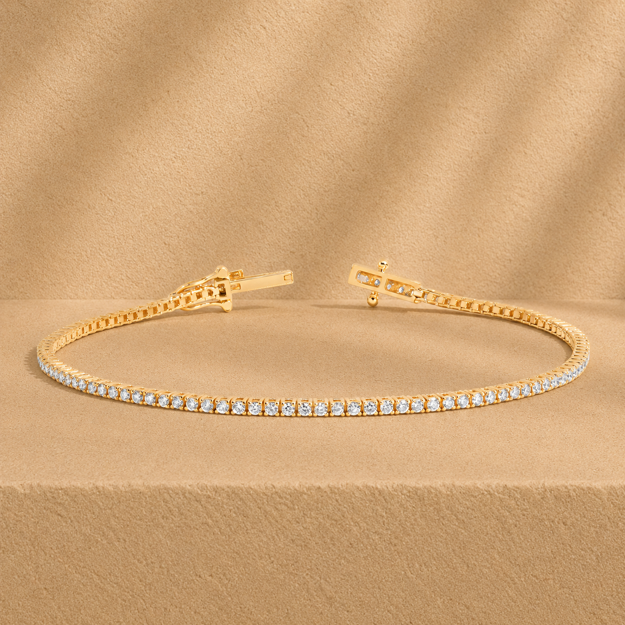 1.5tcw Round Lab Grown Diamond Tennis Bracelet