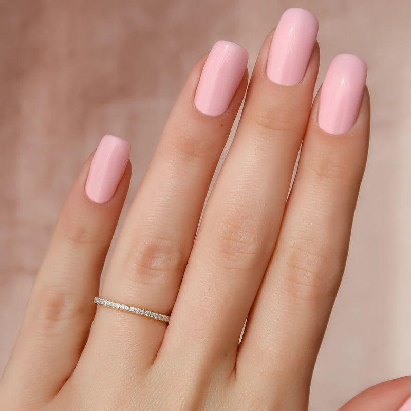 Round Lab Grown Diamond Half Eternity Pave Wedding Band