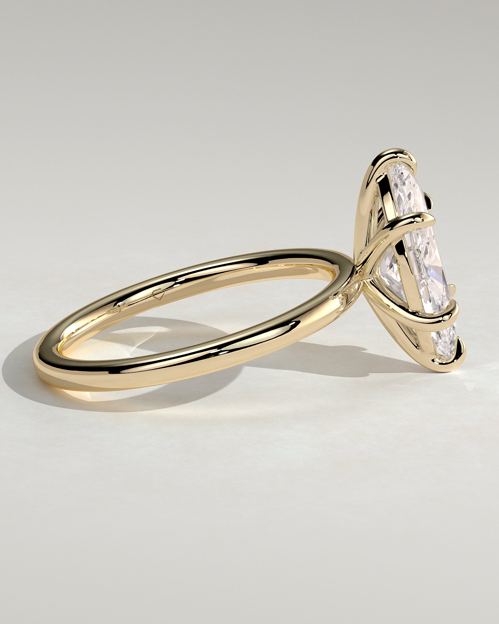 2.0CT Marquise Lab Grown Diamond Solitaire Engagement Ring