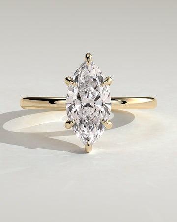 2.0CT Marquise Lab Grown Diamond Solitaire Engagement Ring