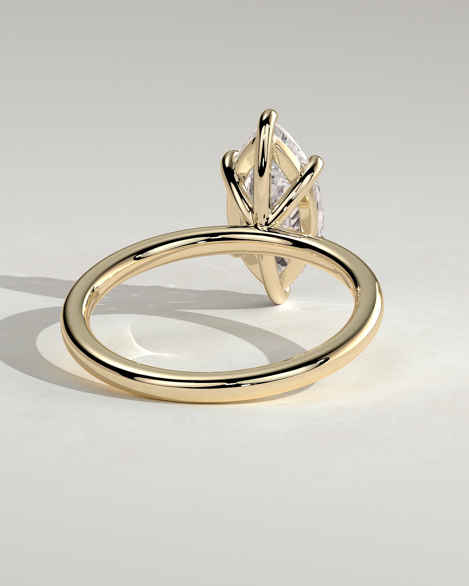 2.0CT Marquise Lab Grown Diamond Solitaire Engagement Ring