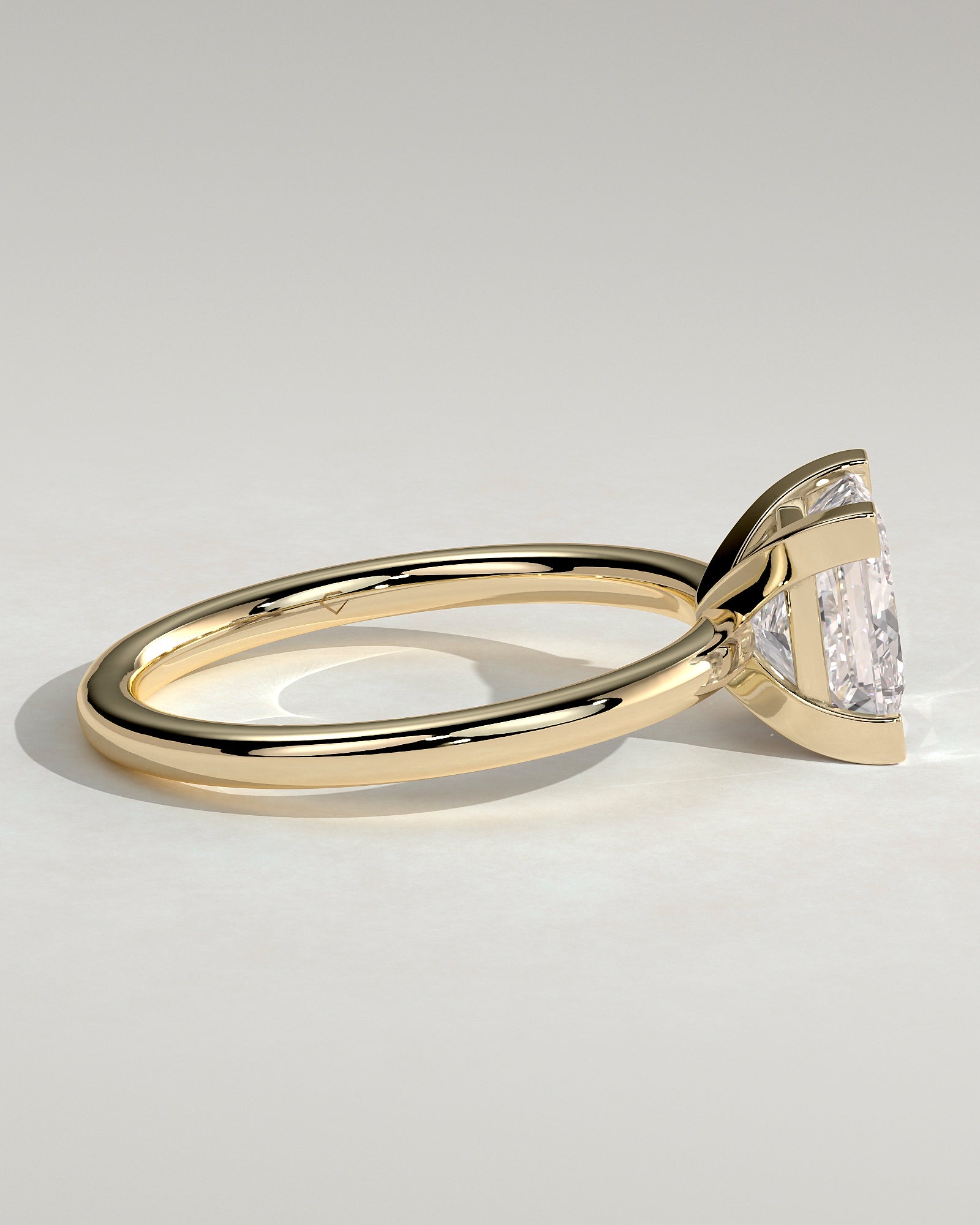 2.0CT Princess Lab Grown Diamond Solitaire Engagement Ring