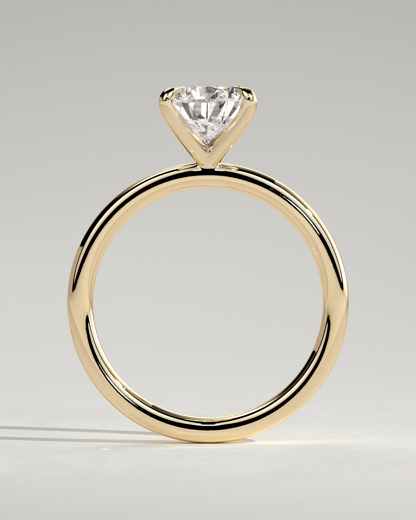 2.0CT Pear Lab Grown Diamond Solitaire Engagement Ring