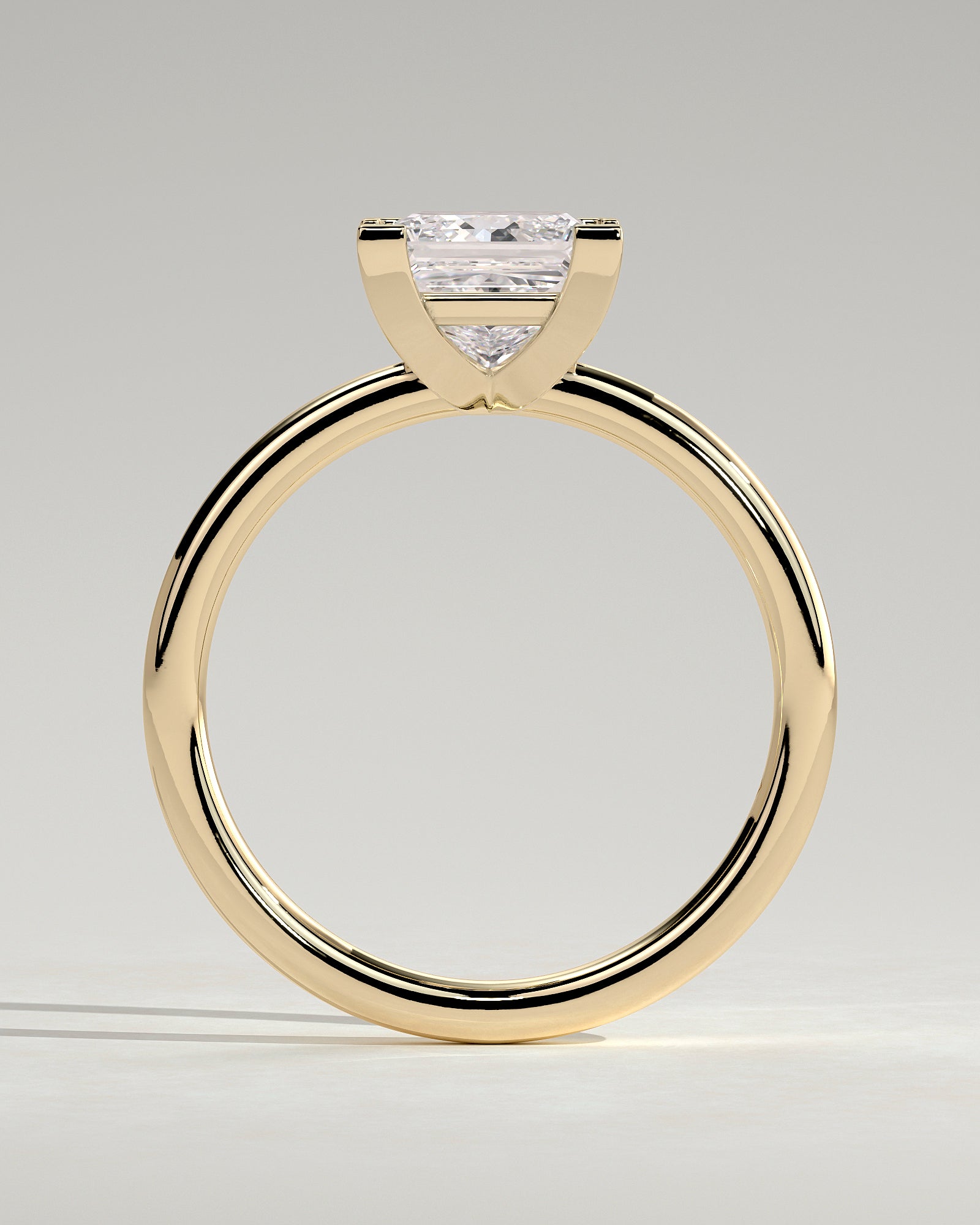 2.0CT Princess Lab Grown Diamond Solitaire Engagement Ring
