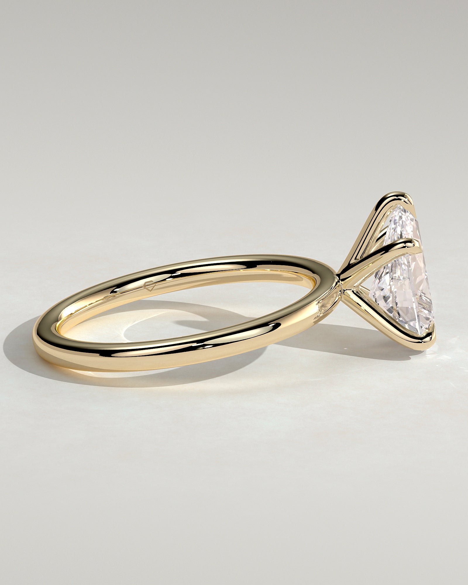 2.0CT Pear Lab Grown Diamond Solitaire Engagement Ring