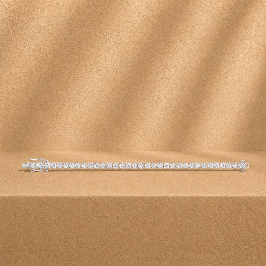East West Heart Lab Grown Diamond Tennis Bracelet