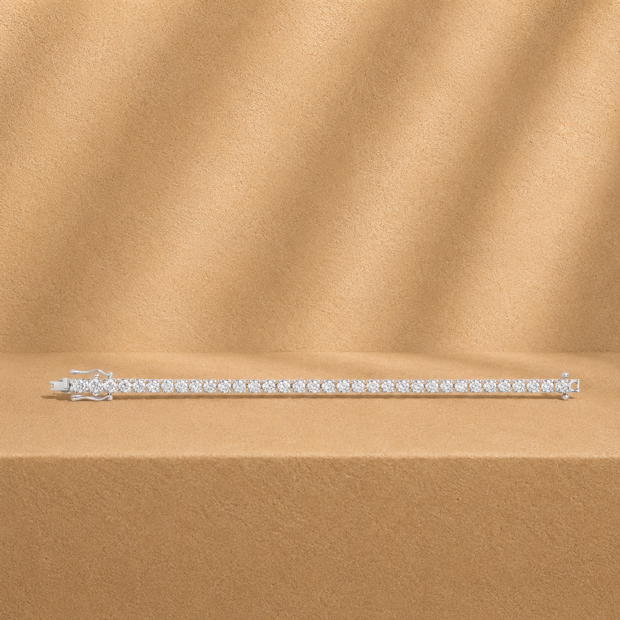 East West Heart Lab Grown Diamond Tennis Bracelet
