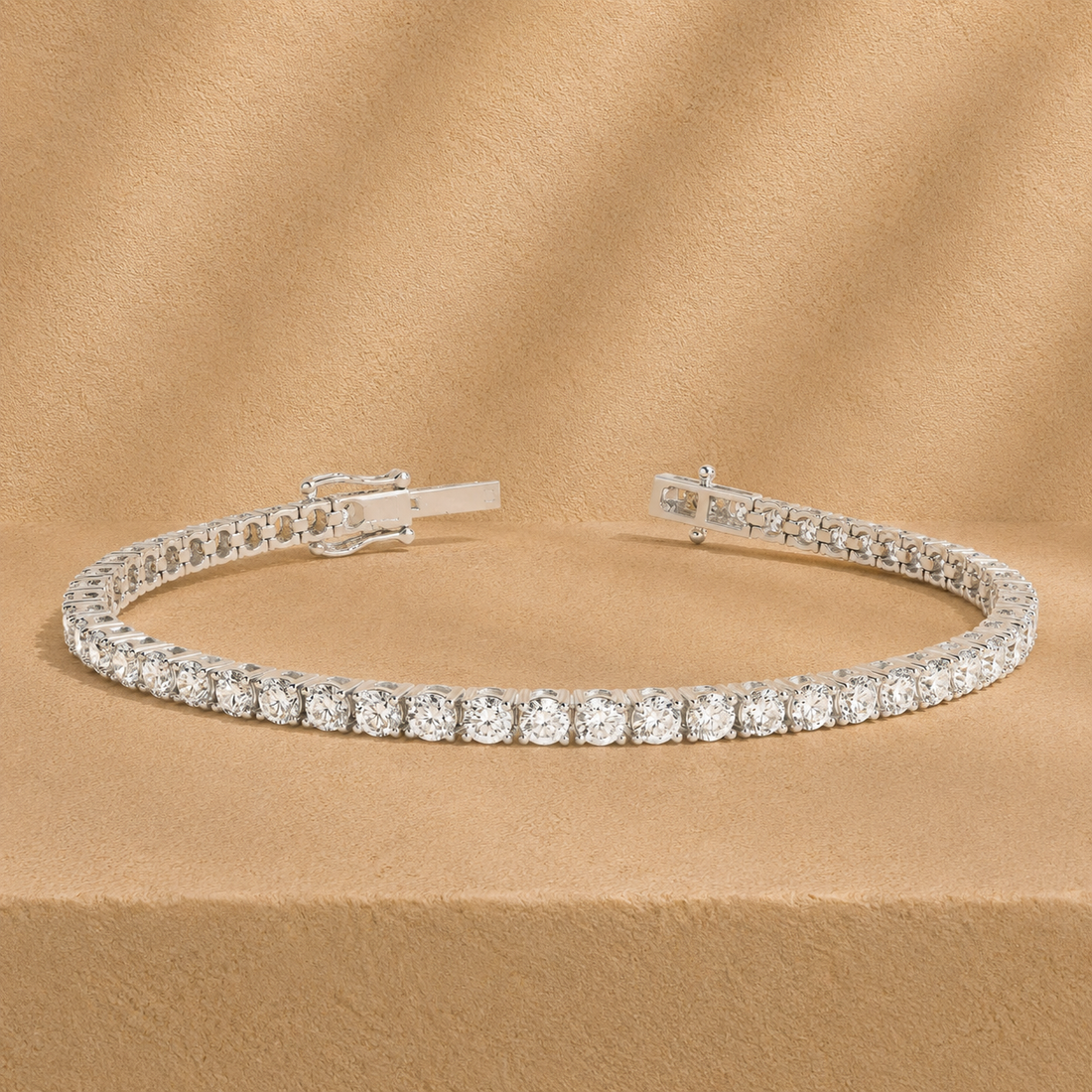 6.0ct Round Lab Grown Diamond Tennis Bracelet