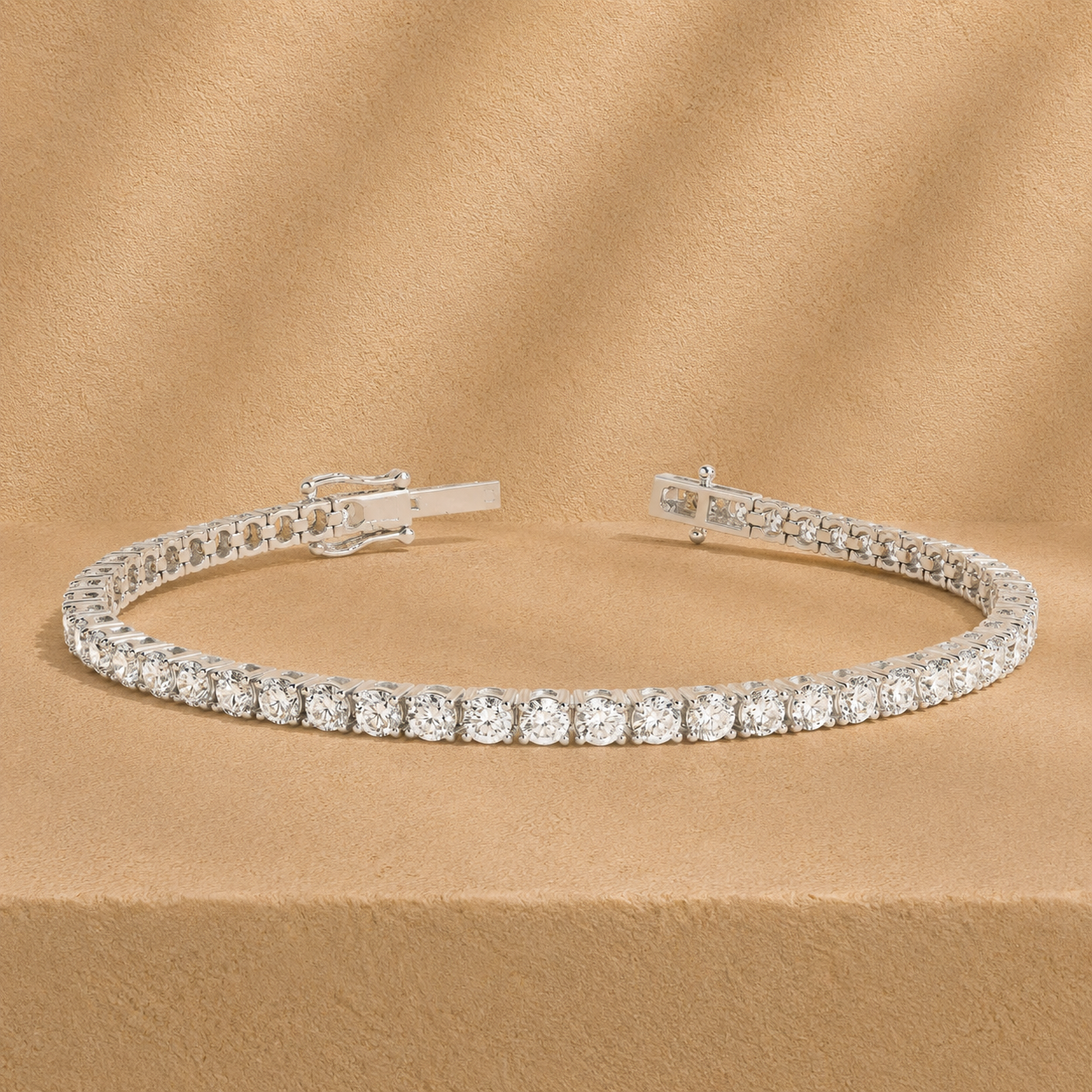 6.0ct Round Lab Grown Diamond Tennis Bracelet