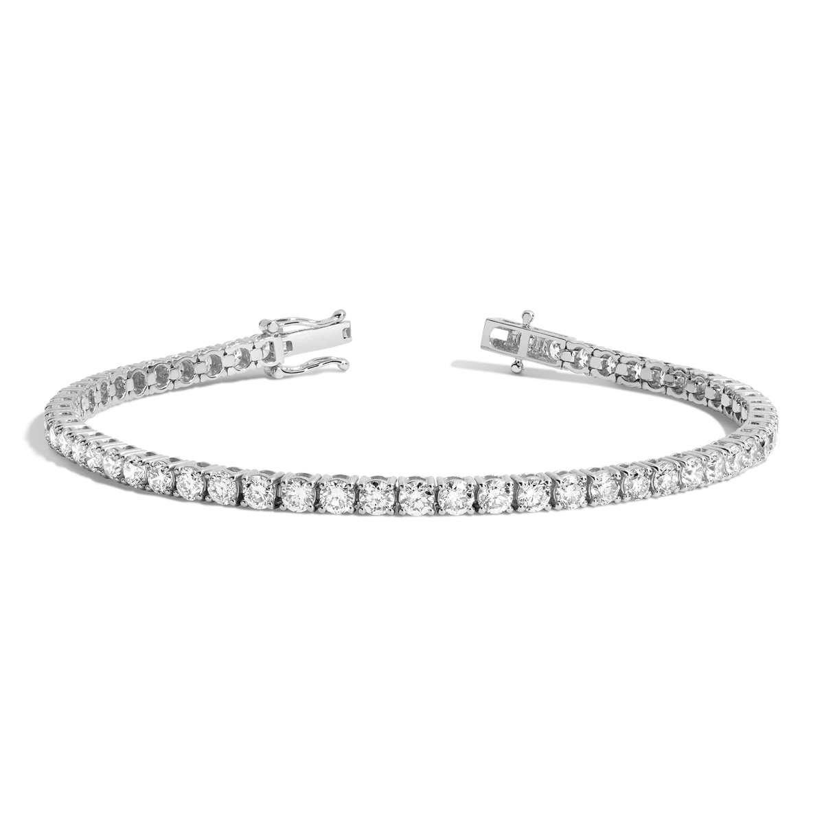 5.0ct Round Lab Grown Diamond Tennis Bracelet