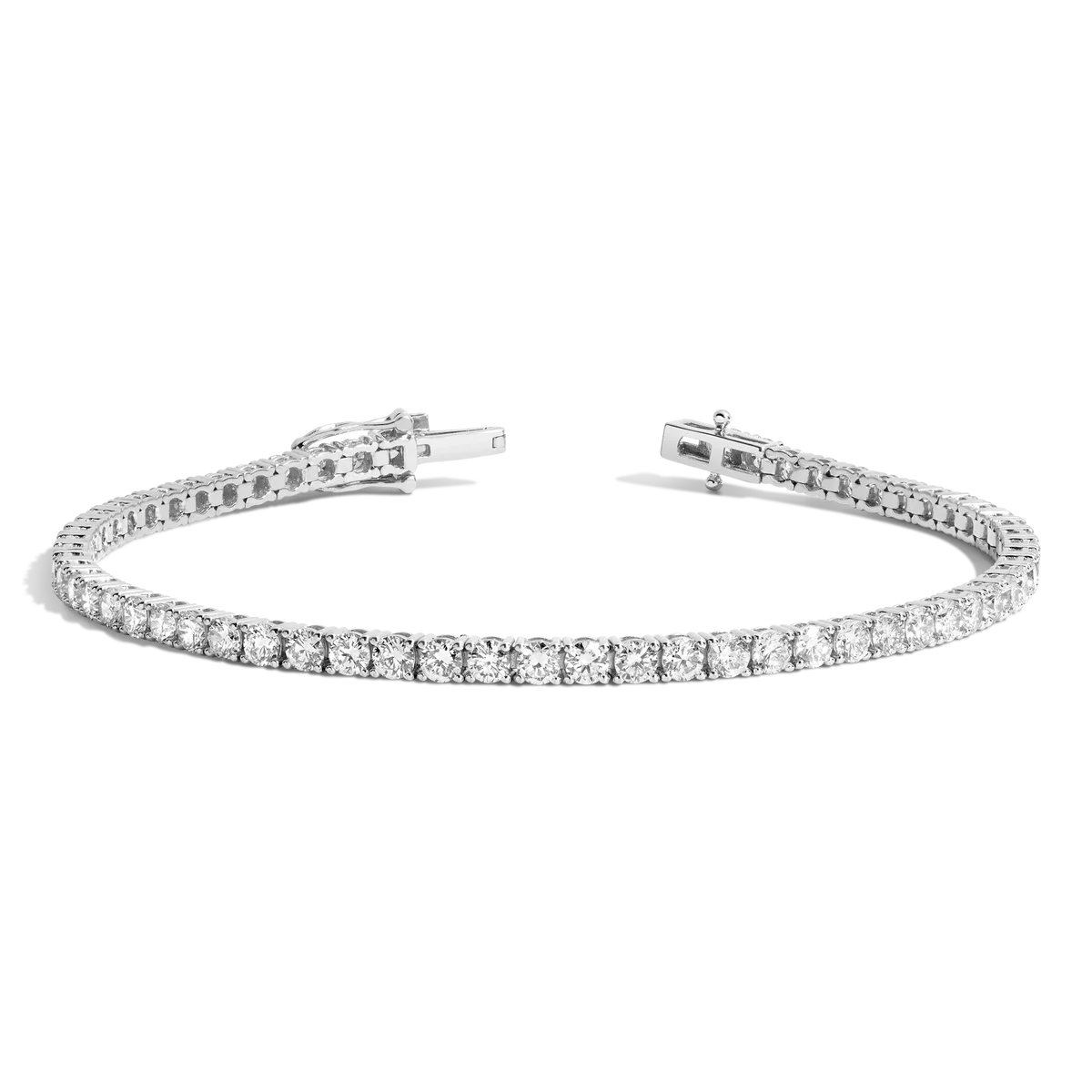 4.20ct Round Lab Grown Diamond Tennis Bracelet