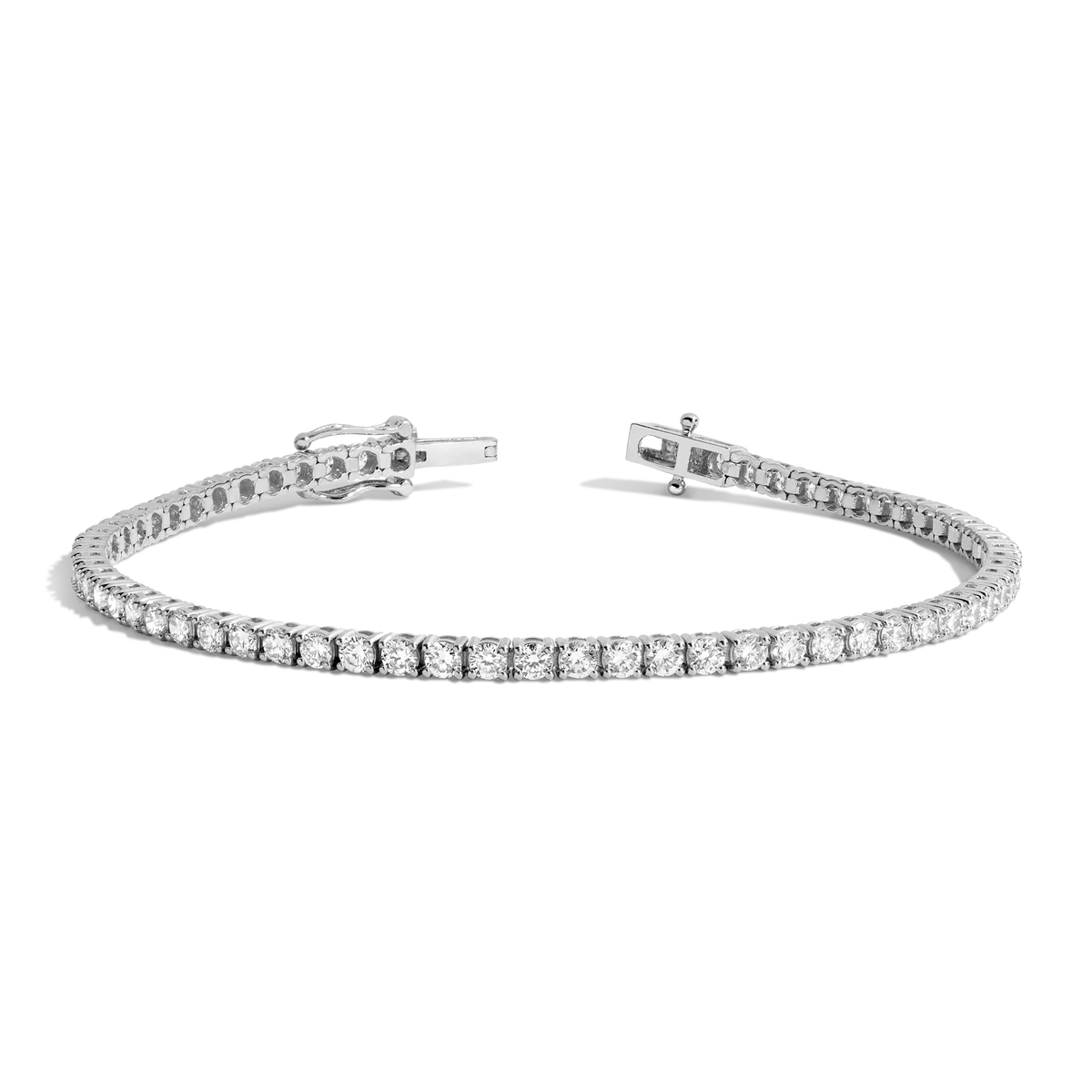 3.0ct Round Lab Grown Diamond Tennis Bracelet
