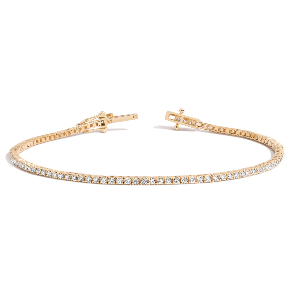 1.5tcw Round Lab Grown Diamond Tennis Bracelet