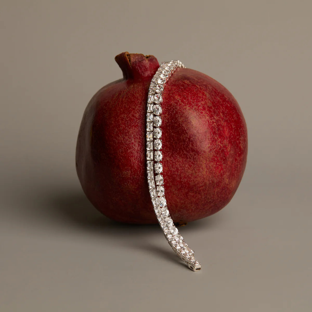 East West Oval Lab Grown Diamond Tennis Bracelet