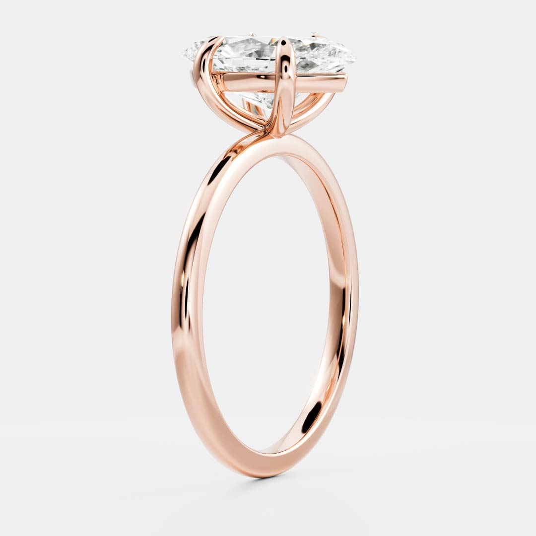 The Arie Ring - Marquise Solitaire