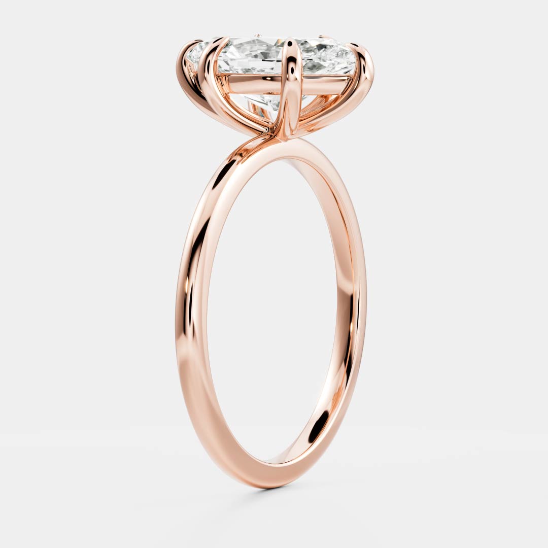 The Arie Ring - Marquise Solitaire