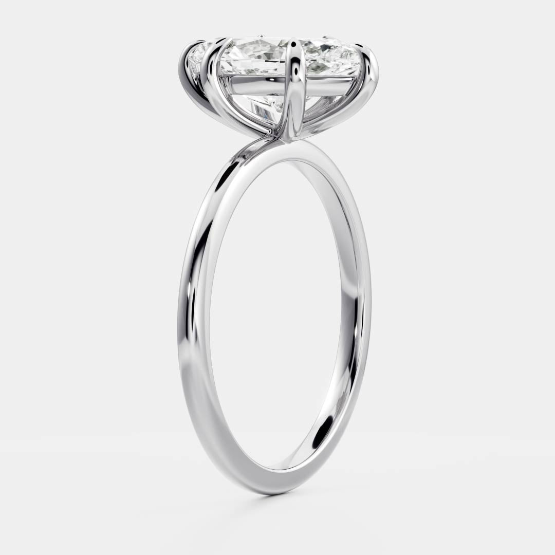 The Arie Ring - Marquise Solitaire
