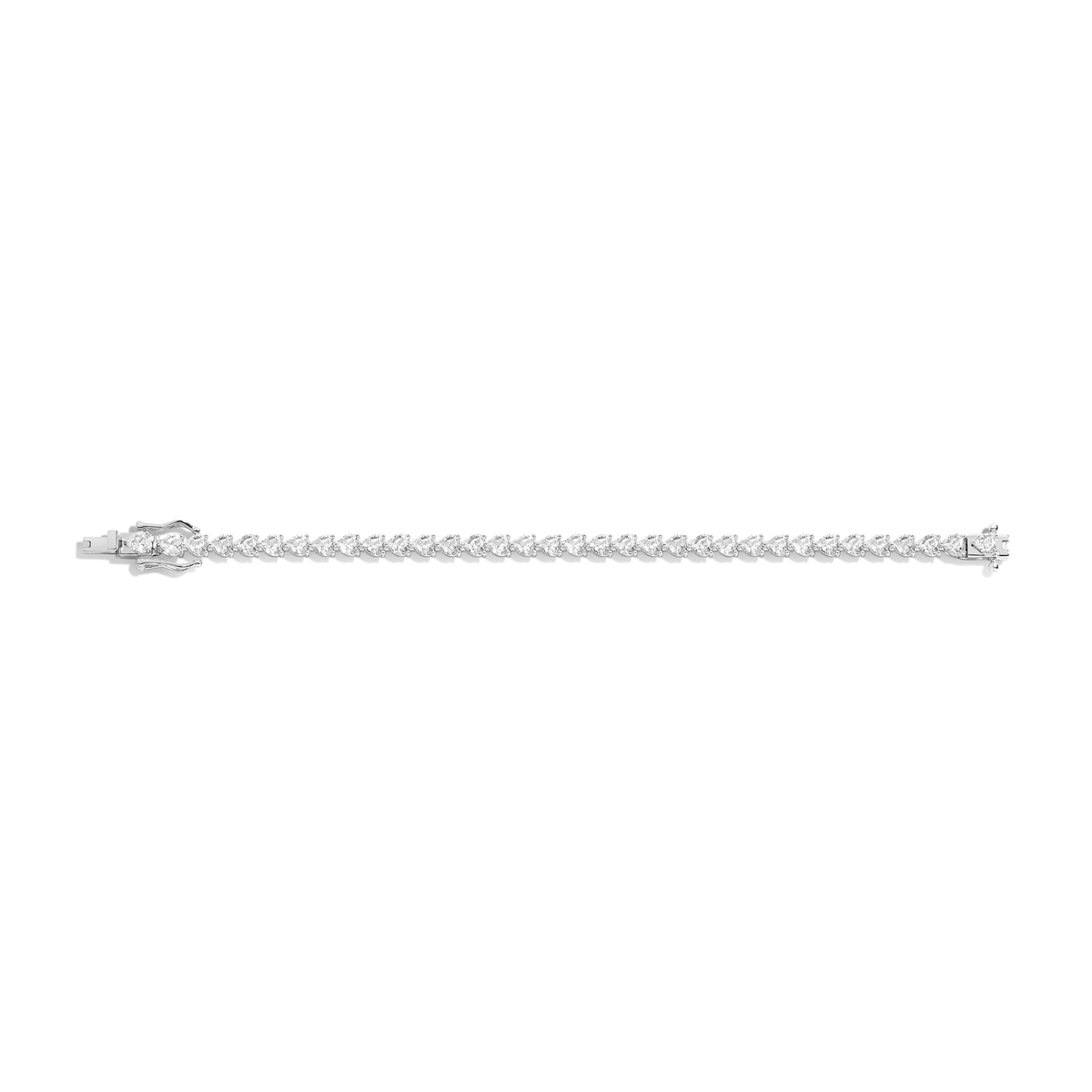 East West Heart Lab Grown Diamond Tennis Bracelet