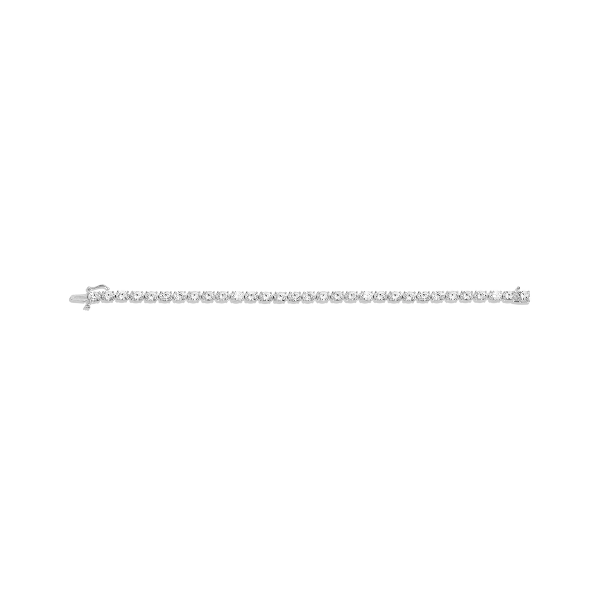 East West Oval Lab Grown Diamond Tennis Bracelet