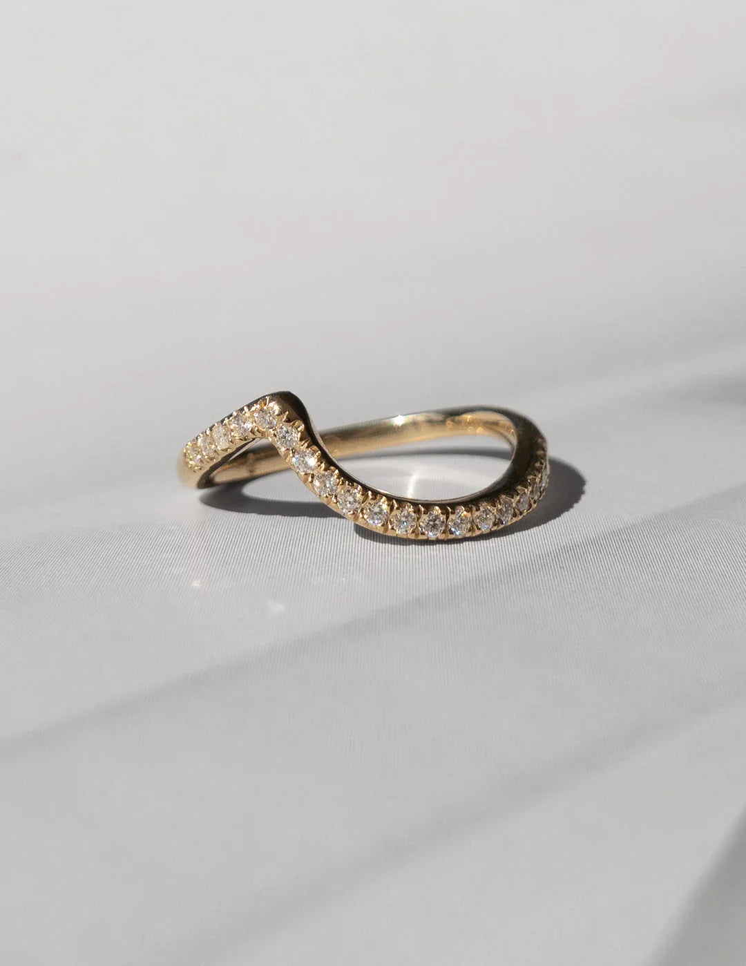 1.0CT Oval Lab Grown Diamond By Pass Unique Ring With Band