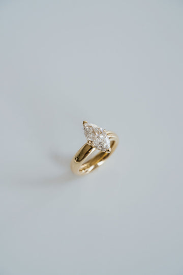 2.0CT Marquise Lab Grown Diamond Solitaire Engagement Ring