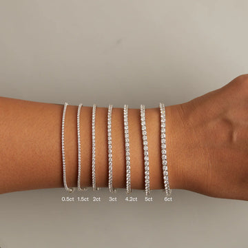 6.0ct Round Lab Grown Diamond Tennis Bracelet