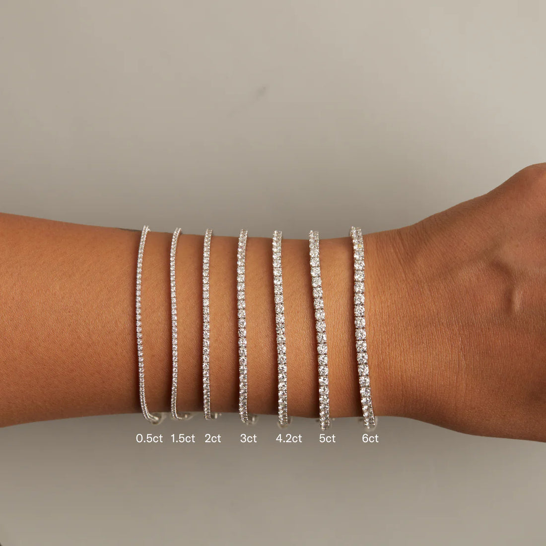 1.5tcw Round Lab Grown Diamond Tennis Bracelet