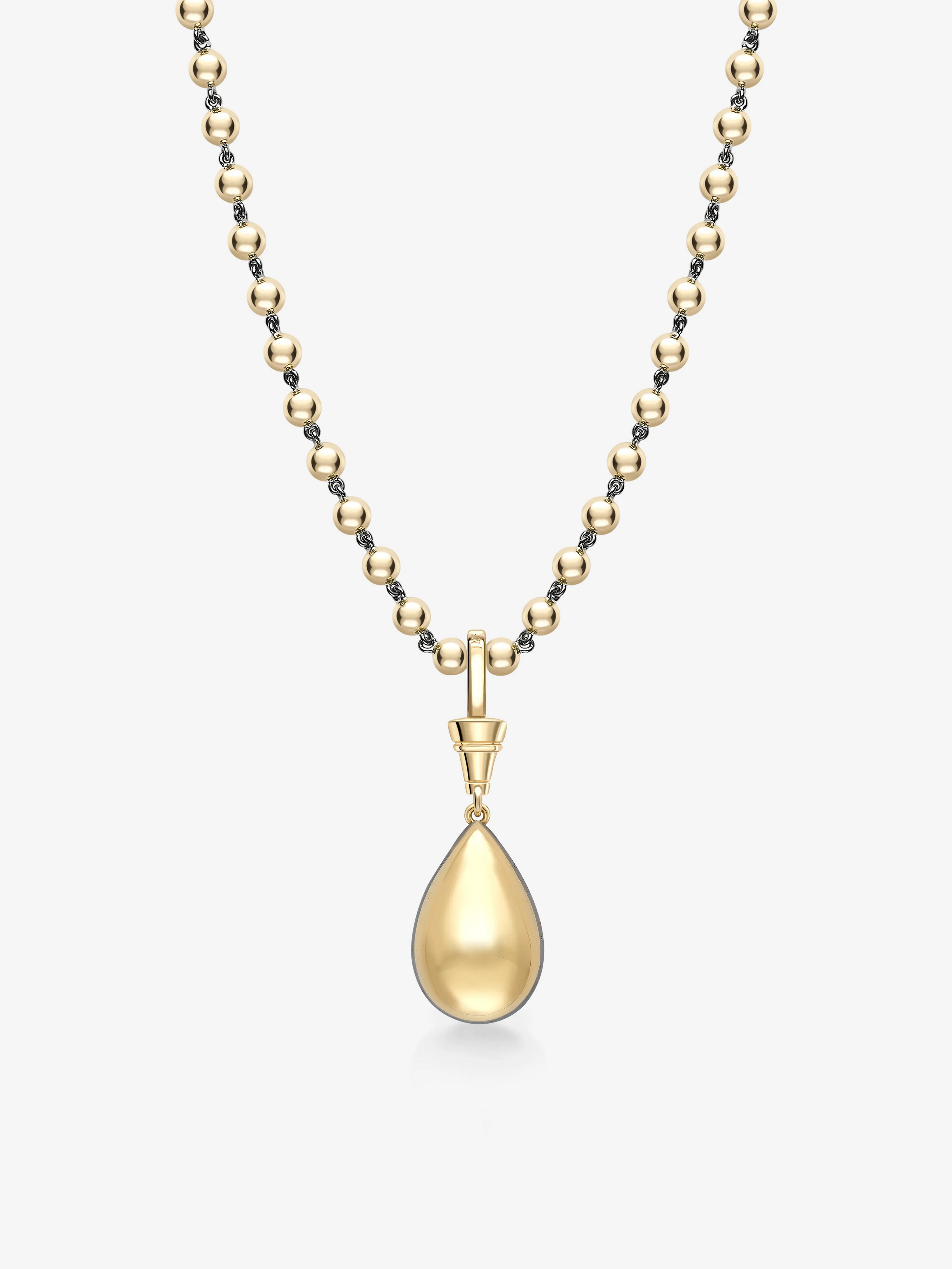6.0CT Bezel Set Pear Lab Grown Diamond Georgian Style Cut-Down Setting Pendant