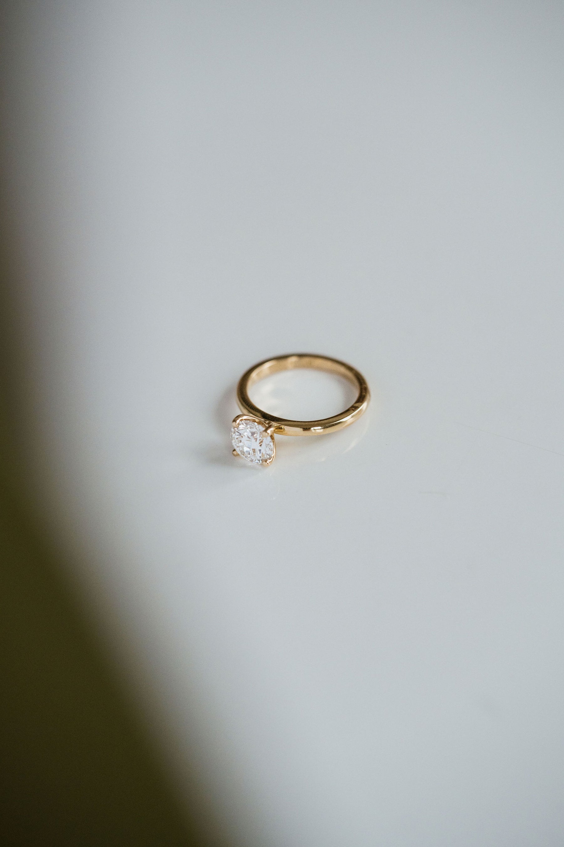 2.0CT Round Lab Grown Diamond Solitaire Engagement Ring