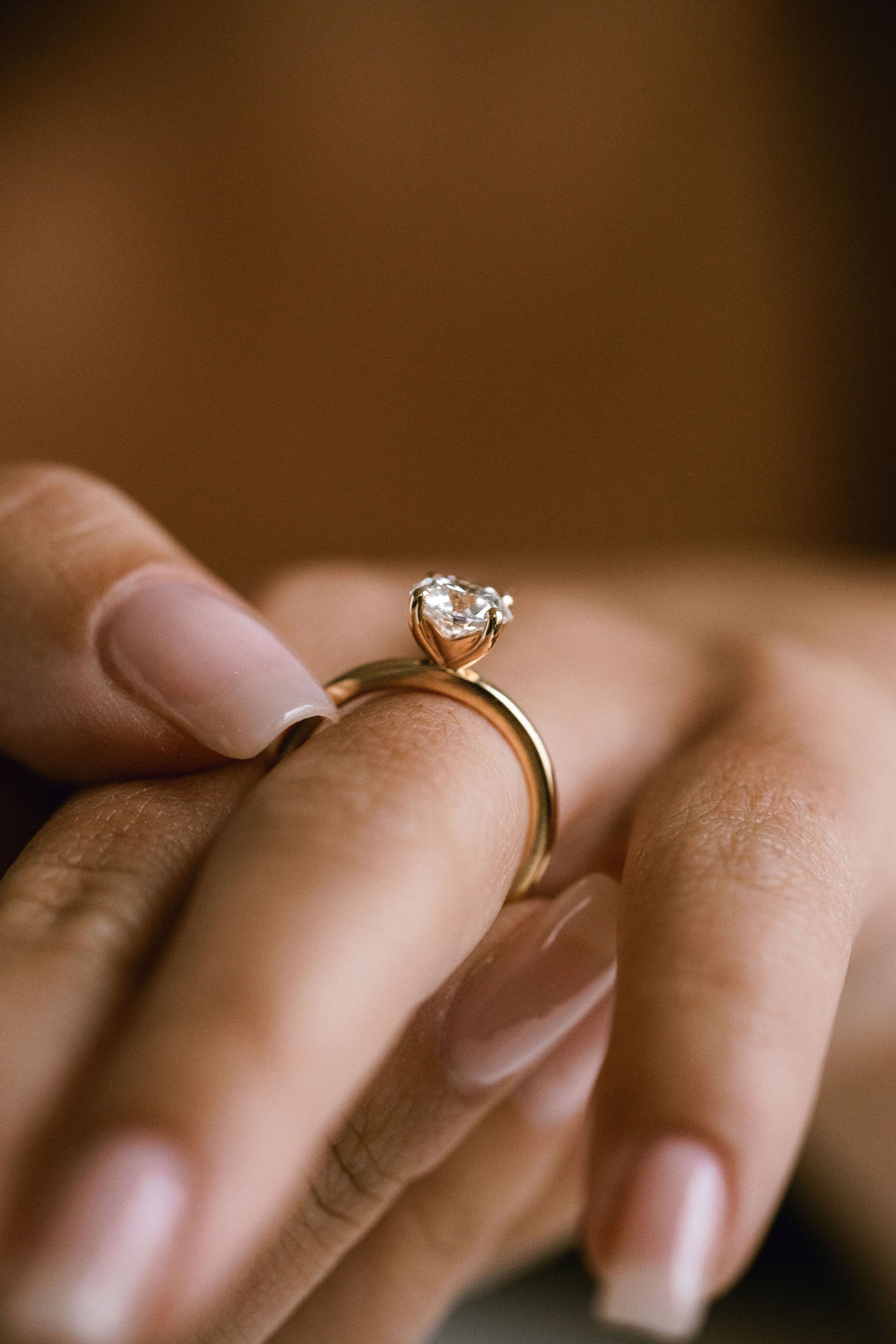 2.0CT Round Lab Grown Diamond Solitaire Engagement Ring