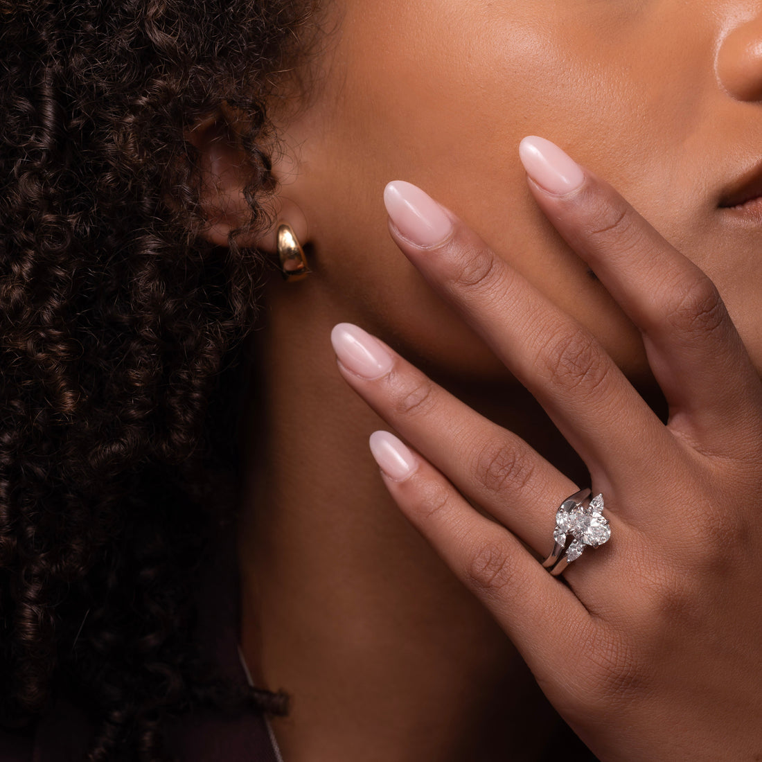 The Florence Ring - Oval and Pear Trilogy