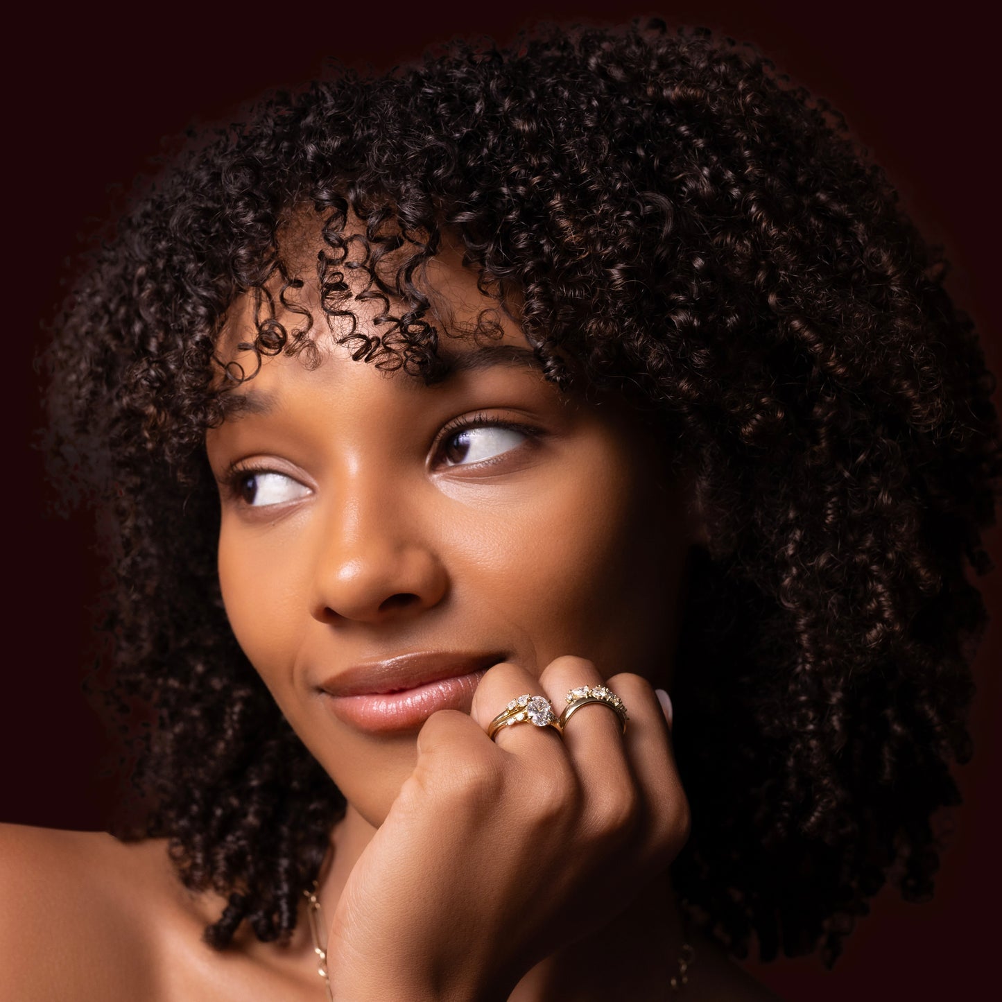 2.0CT Oval Lab Grown Diamond With Marquise Accents Twisted Band Engagement Ring