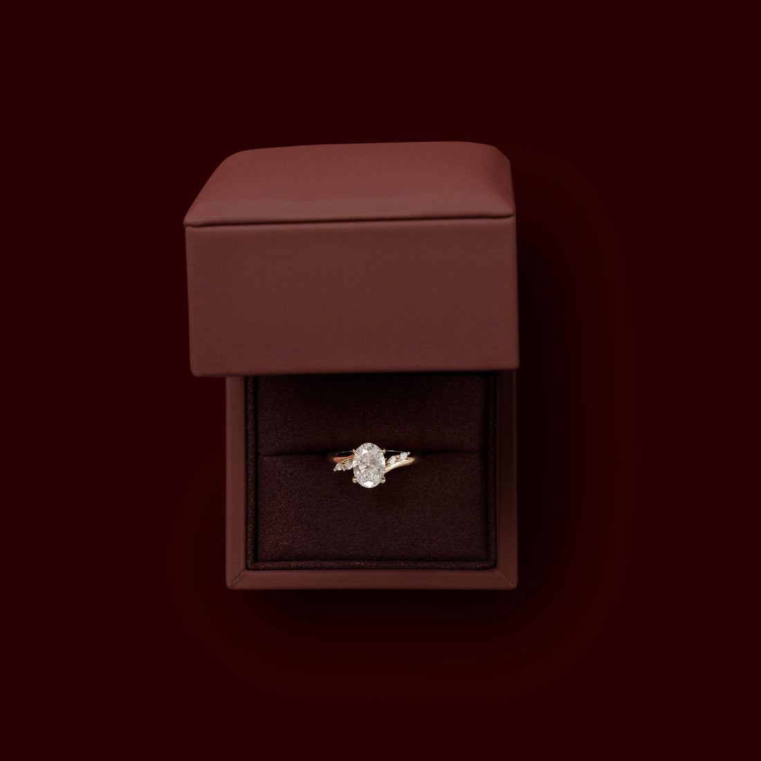 The Amira Ring™ - Oval with Marquise Accents