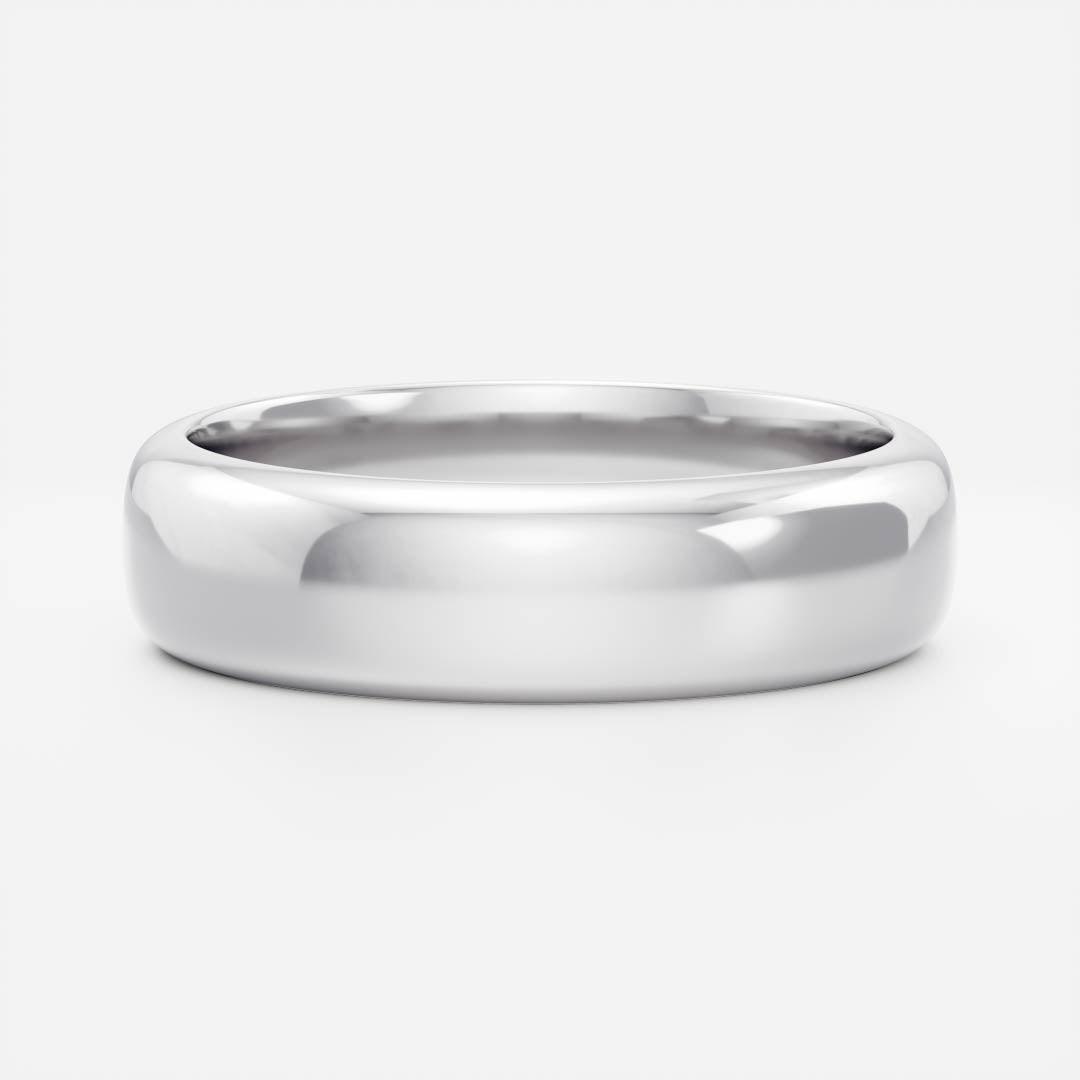 14K Solid Gold Classic Men's Wedding Band