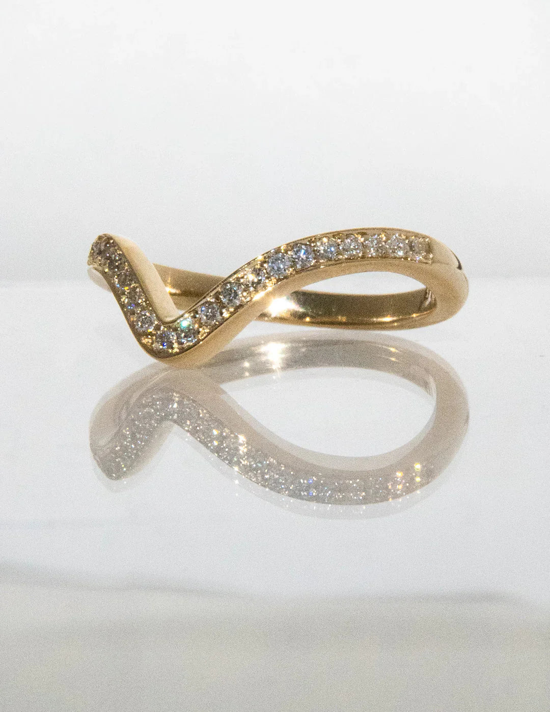 2.0CT Asscher Lab Grown Diamond By Pass Unique Ring With Band
