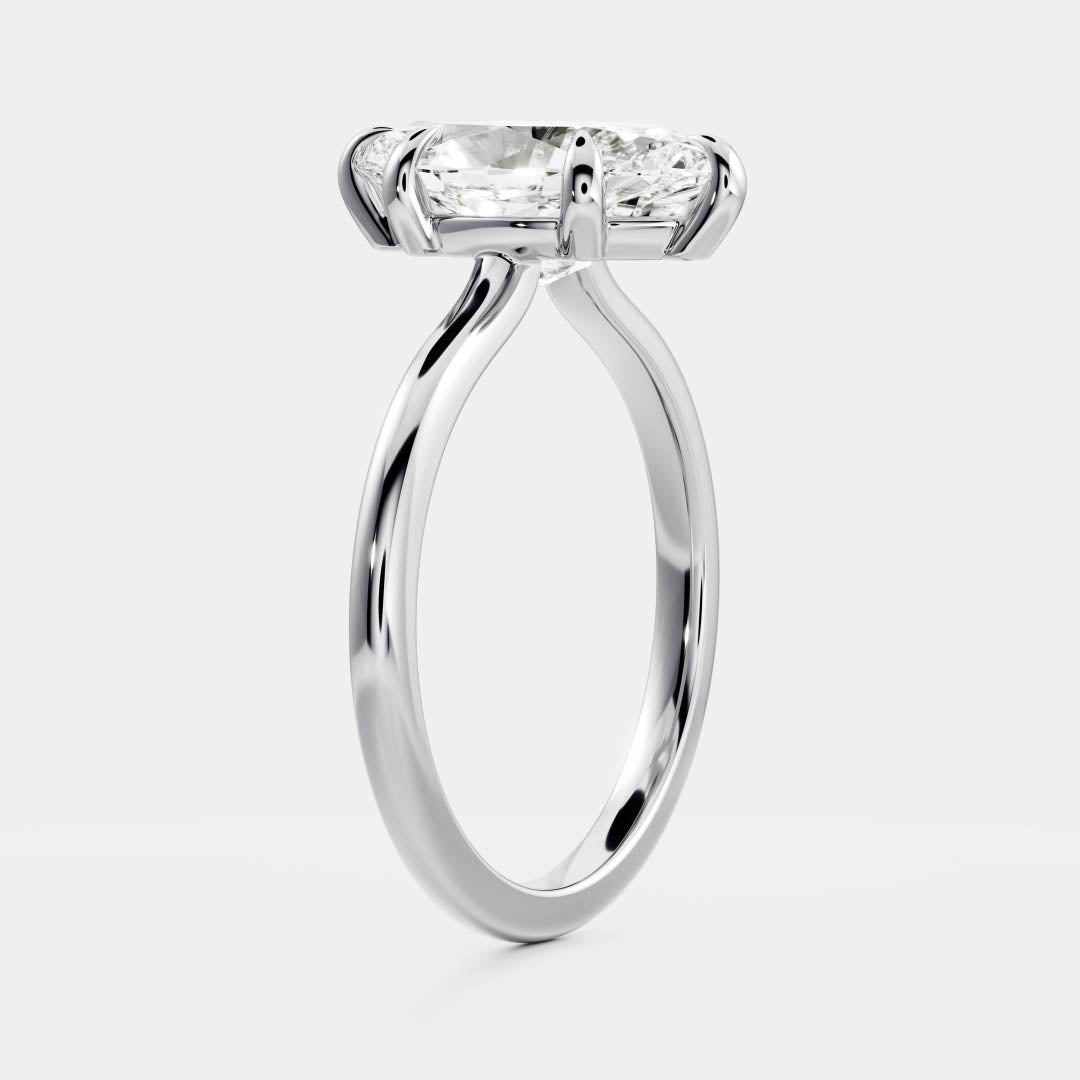 The Arie Ring - Marquise Solitaire