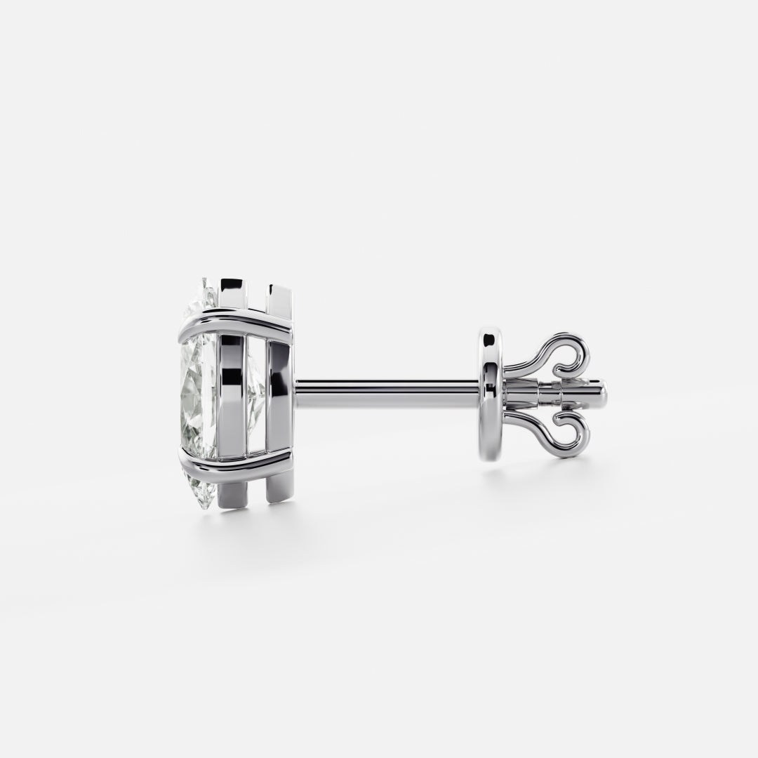 Marquise Lab Grown Diamond Stud Earrings