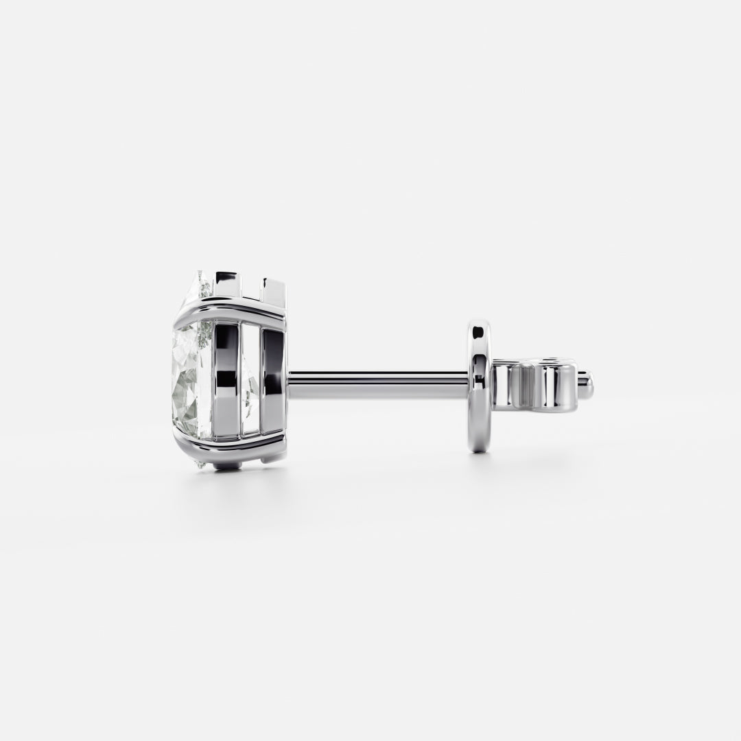 Pear Lab Grown Diamond Stud Earrings