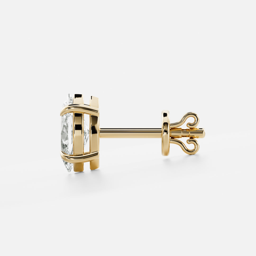 Marquise Lab Grown Diamond Stud Earrings