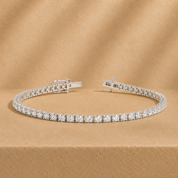 4.20ct Round Lab Grown Diamond Tennis Bracelet
