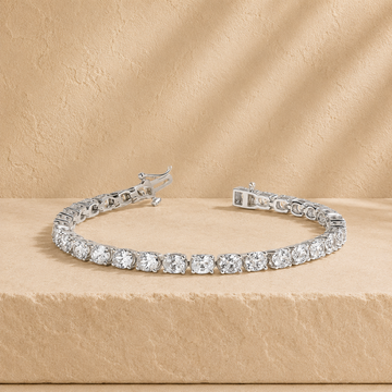 East West Oval Lab Grown Diamond Tennis Bracelet
