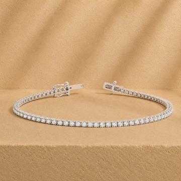 3.0ct Round Lab Grown Diamond Tennis Bracelet
