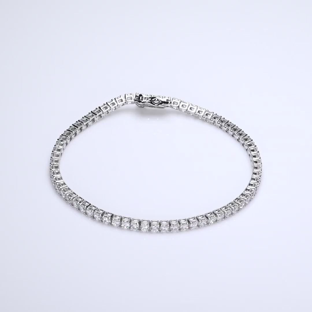 Lab Grown Diamond Tennis Bracelet